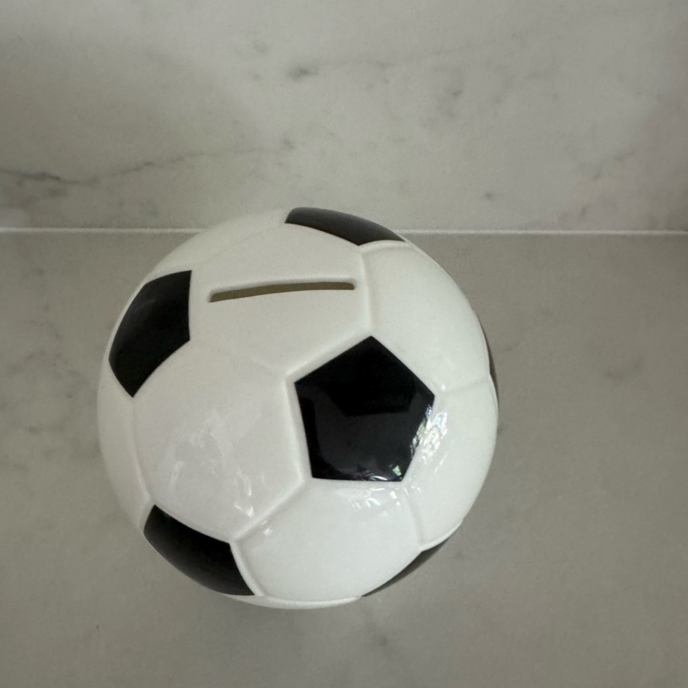 Tiffany & Co Soccer Ball Piggy Bank